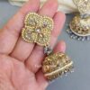 Aamna Maang Tikka with Earrings - Grey