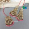 Rani Maang Tikka Set – Pink