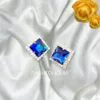 Blue Crystal Earrings for Women