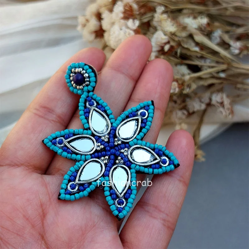 Handmade Earrings - Blue