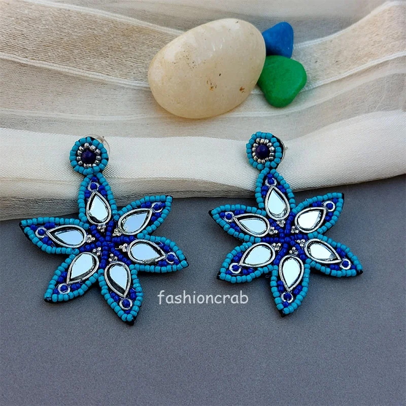 Handmade Earrings - Blue
