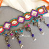 Oxidised Silver Handcrafted Afghan Choker Necklace-03 Oxidised Silver Handcrafted Afghan Choker Necklace