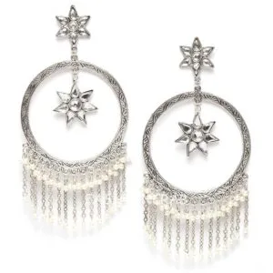 Kriti Sanon Oxidised Earrings