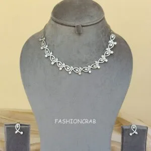 CZ Necklace Set for Wedding
