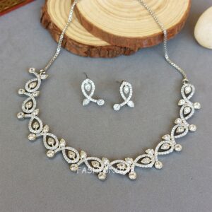 CZ Necklace Set for Wedding