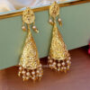 Cone Shape Punjabi Earring with Maangtikka