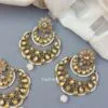 Earrings with Tikka Set for Wedding Function-02 Earrings with Tikka Set for Wedding Function