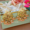 Jadau Small Jhumka Earring Set - Light Pink
