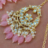 Light Pink Pearl Kundan Set for Saree