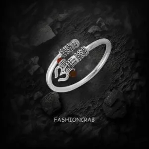 Om Kada Bracelet for Men - Silver