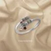 Om Kada Bracelet for Men - Silver