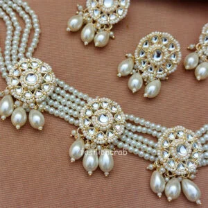 Pearl Choker Set with Tikka