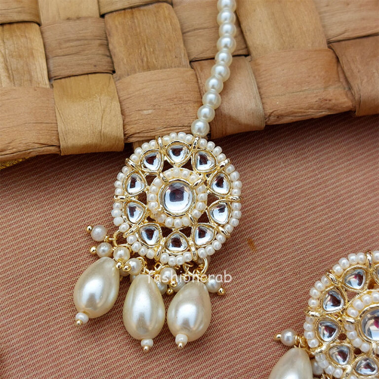 Pearl Choker Set with Tikka
