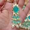 Traditional Blue Colour Stone Necklace