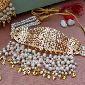 Traditional Punjabi Jadau Choker Set