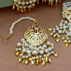 Traditional Punjabi Jadau Choker Set