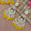 Yellow Pearl Kundan Set for Saree-01 Yellow Pearl Kundan Set for Saree