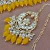Yellow Pearl Kundan Set for Saree-02 Yellow Pearl Kundan Set for Saree