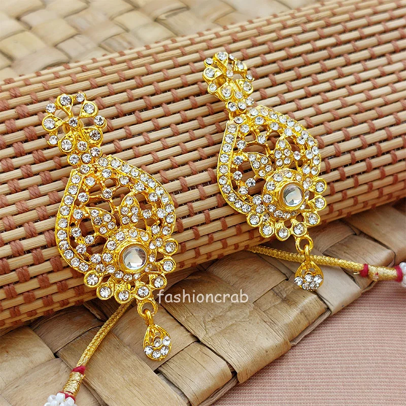 Gold Toned Traditional Choker Set