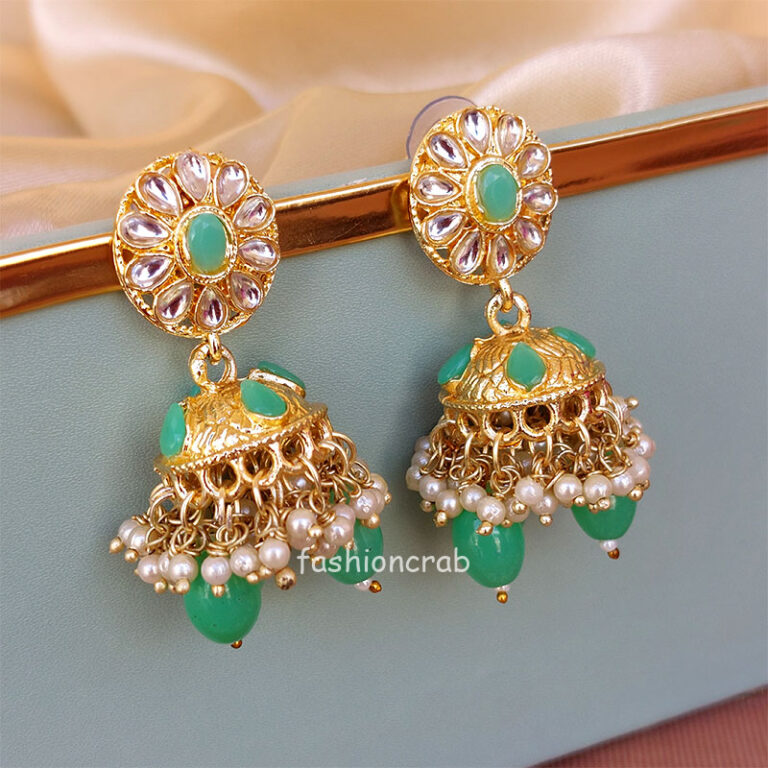 Light Green Pearl Necklace Set for Women