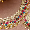 Multicolor Jadau Choker Set for Wedding-02 Multicolor Jadau Choker Set for Wedding