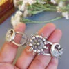 Silver Look Alike Adjustable Bracelet for Party
