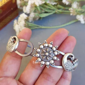 Silver Look Alike Adjustable Bracelet for Party