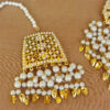 Traditional Folk Punjabi Jadau Choker Set - White-03 Traditional Folk Punjabi Jadau Choker Set - White