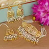 Traditional Folk Punjabi Jadau Choker Set - White