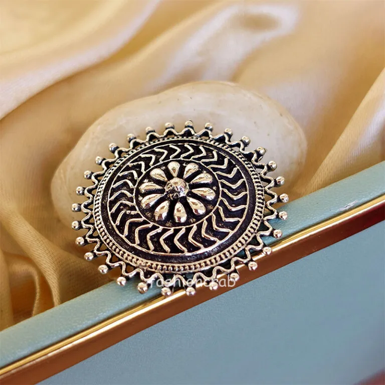 Vintage Charm Oxidised Rings