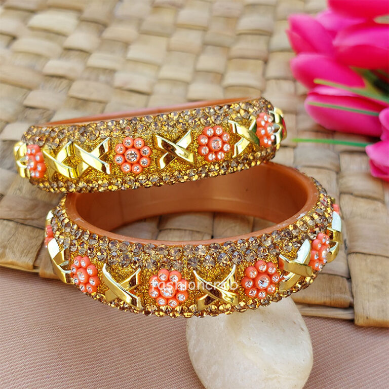 18k Gold Plated Spring Kada Bangles for Women main image 1