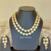 Kundan Double Line Necklace Set-01 Kundan Double Line Necklace Set