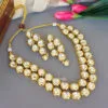 Kundan Double Line Necklace Set