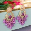 Lavender Earrings for Gown