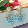 Light Blue Earrings for Gown