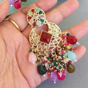 Multicolor Earrings for Gown