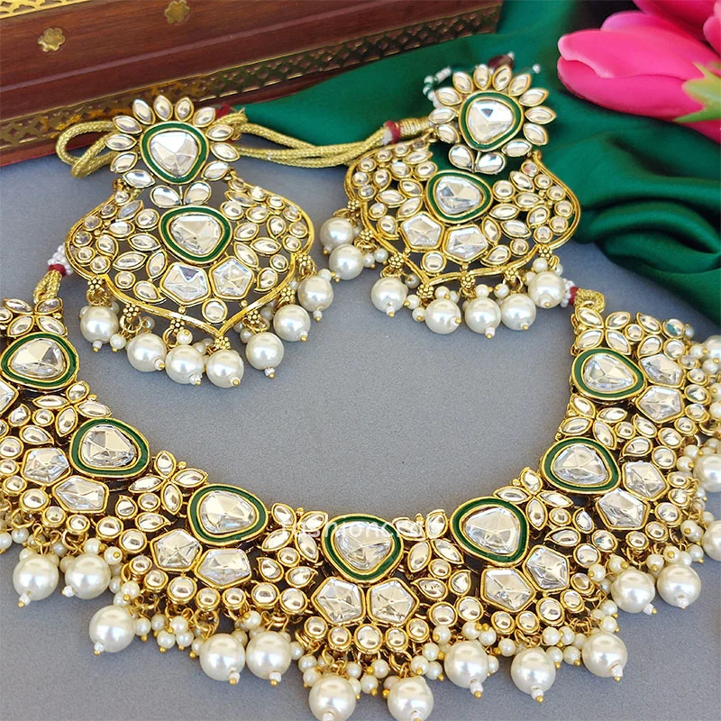 Statement Kundan Necklace Set for Shaadi