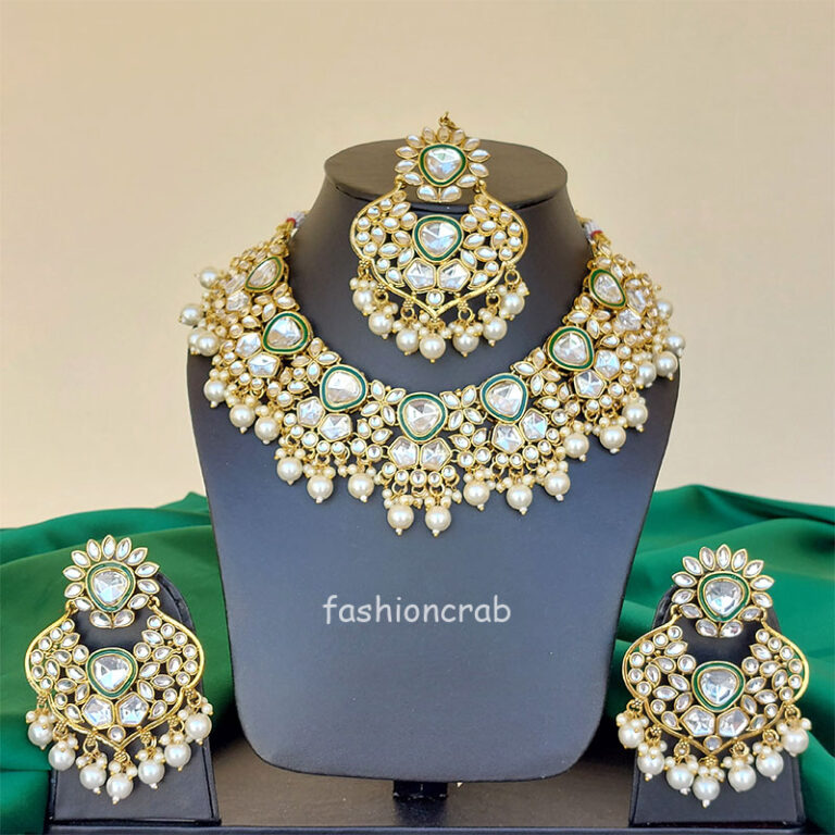 Statement Kundan Necklace Set for Shaadi