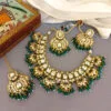 Traditional Green Kundan Necklace