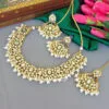 White Colour Jewellery Set for Wedding White Colour Jewellery Set for Wedding
