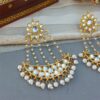White Pearl Kundan Earring-01 White Pearl Kundan Earring