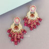 Wine Earrings for Gown