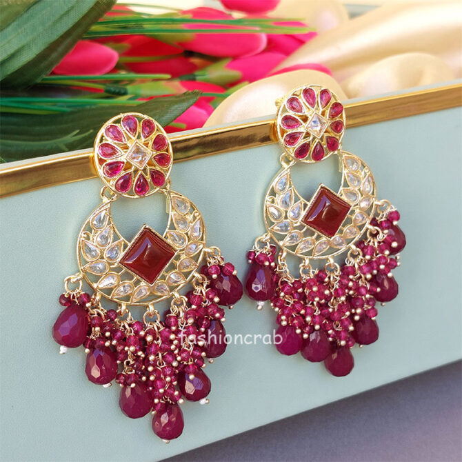 Wine Earrings for Gown Wine Earrings for Gown