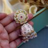 Baby Pink Jhumka for Lehenga
