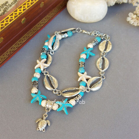 Star Shaped Charm Bracelet for Women