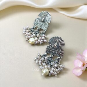 Beautiful Oxidised Earrings for Saree