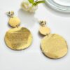 Golden Big Drop Earrings