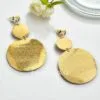 Golden Big Drop Earrings-02 Golden Big Drop Earrings