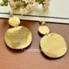 Golden Big Drop Earrings