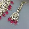 Pink Color Bridal Kundan Jewellery Set-07 Pink Color Bridal Kundan Jewellery Set